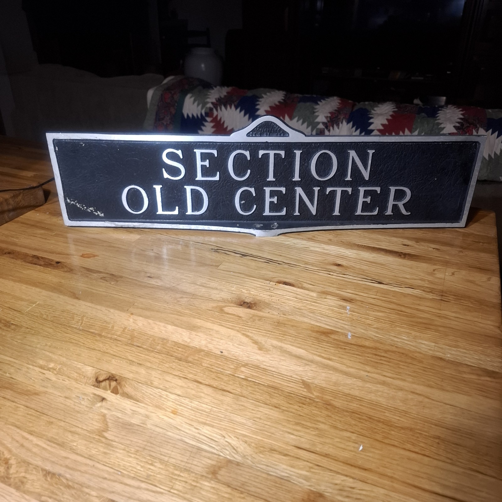 graveyard Stadium Theatre Aluminum lake shore makers Signs Section old center 