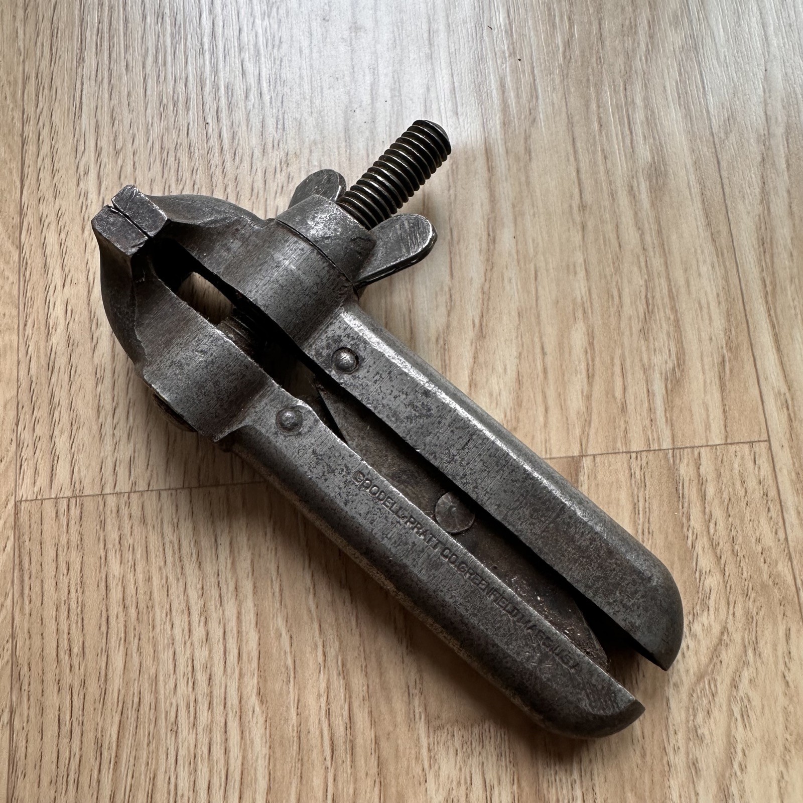 Vintage Goodell Pratt USA Hand Vise Jeweler's, Machinist, Gunsmith Parallel Jaws
