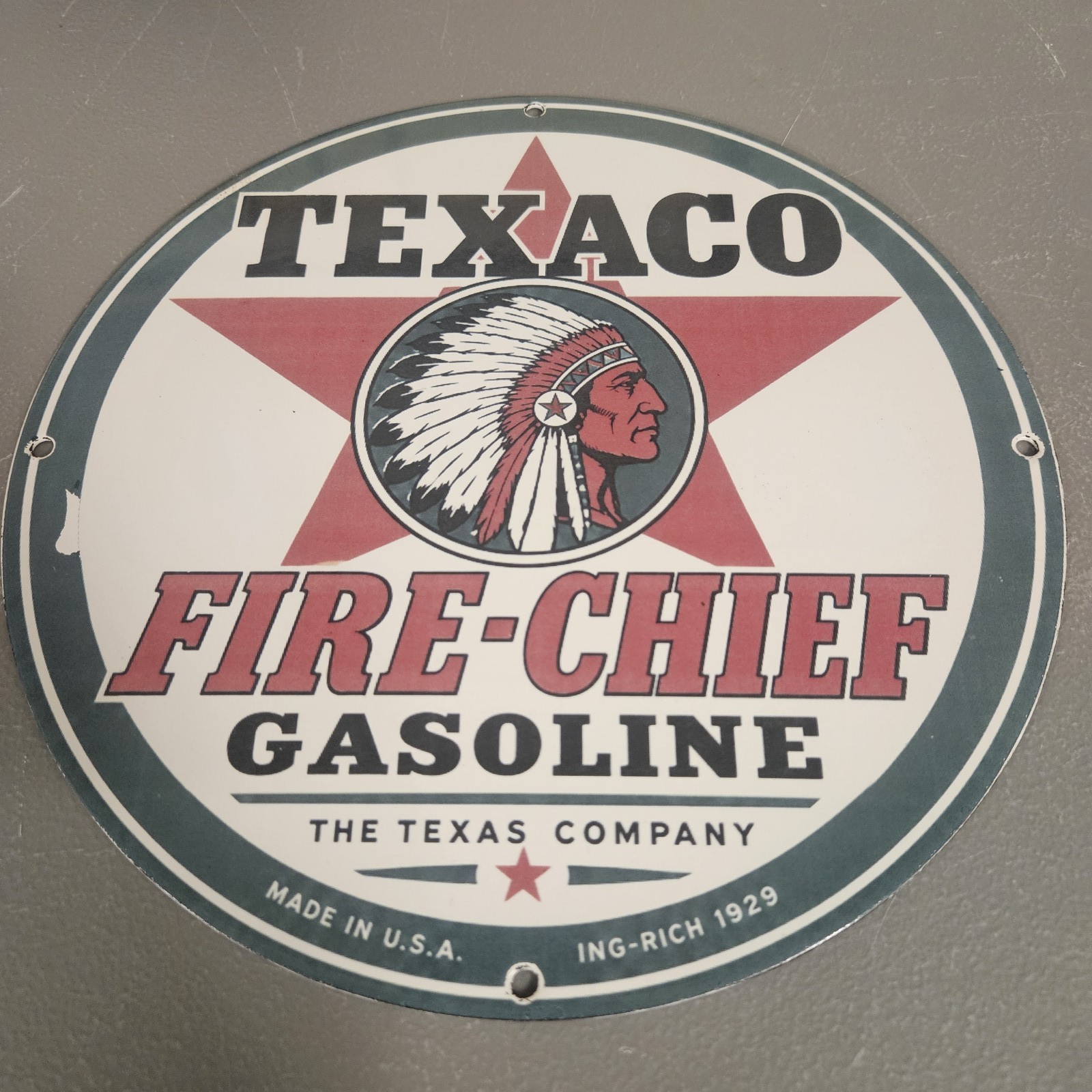 VINTAGE 1929 TEXACO FIRE CHIEF 12