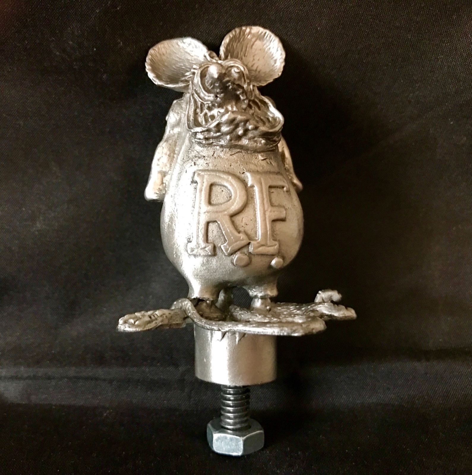 OLD SKOOL VINTAGE RAT FINK RARE /HOOD ORNAMENT /MASCOT /RAT ROD HOT ROD/ BIKE  