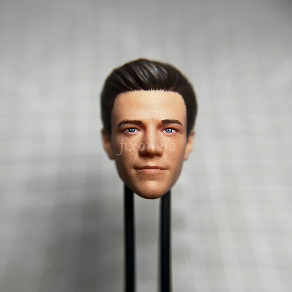 Painted 1/18 1/12 1/10 Grant Gustin Flash Head Sculpt fit 3.75