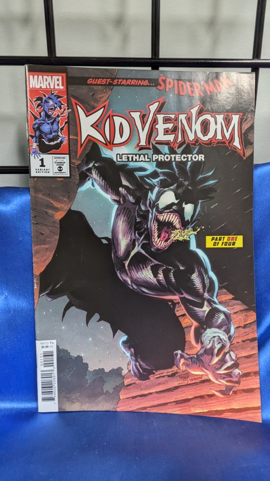 Kid Venom #1 (Marvel Comics September 2024).  We combine. We pack well.