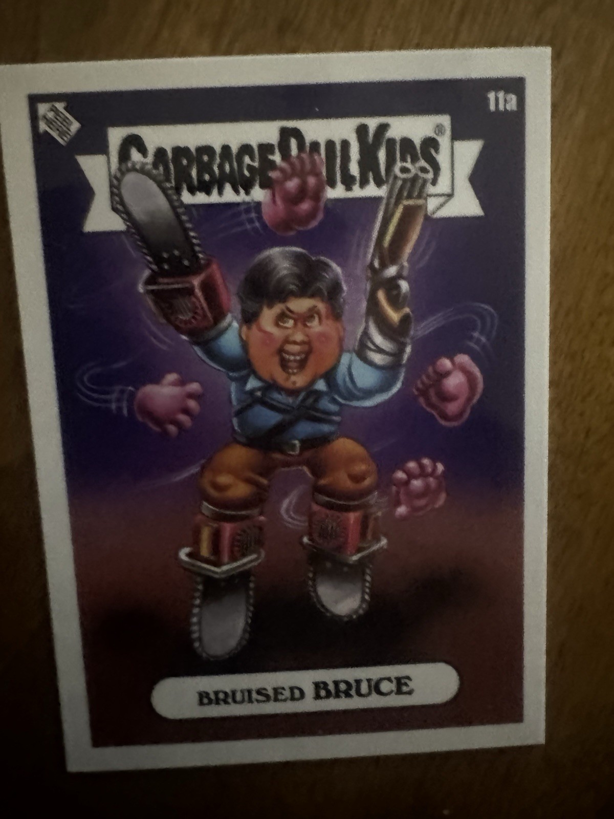 Evil Dead 2025 Topps Garbage Pail Kids Card Bruce Campbell