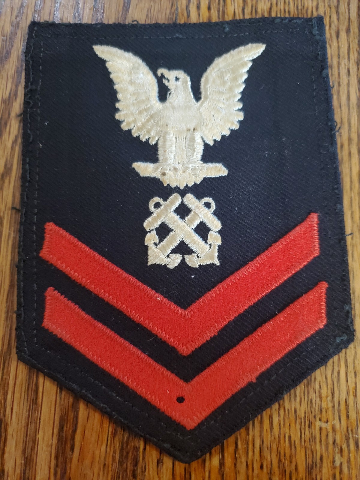 WW11 United States Navy Boatswain’s Mate Second Class (BM2) rating Patch