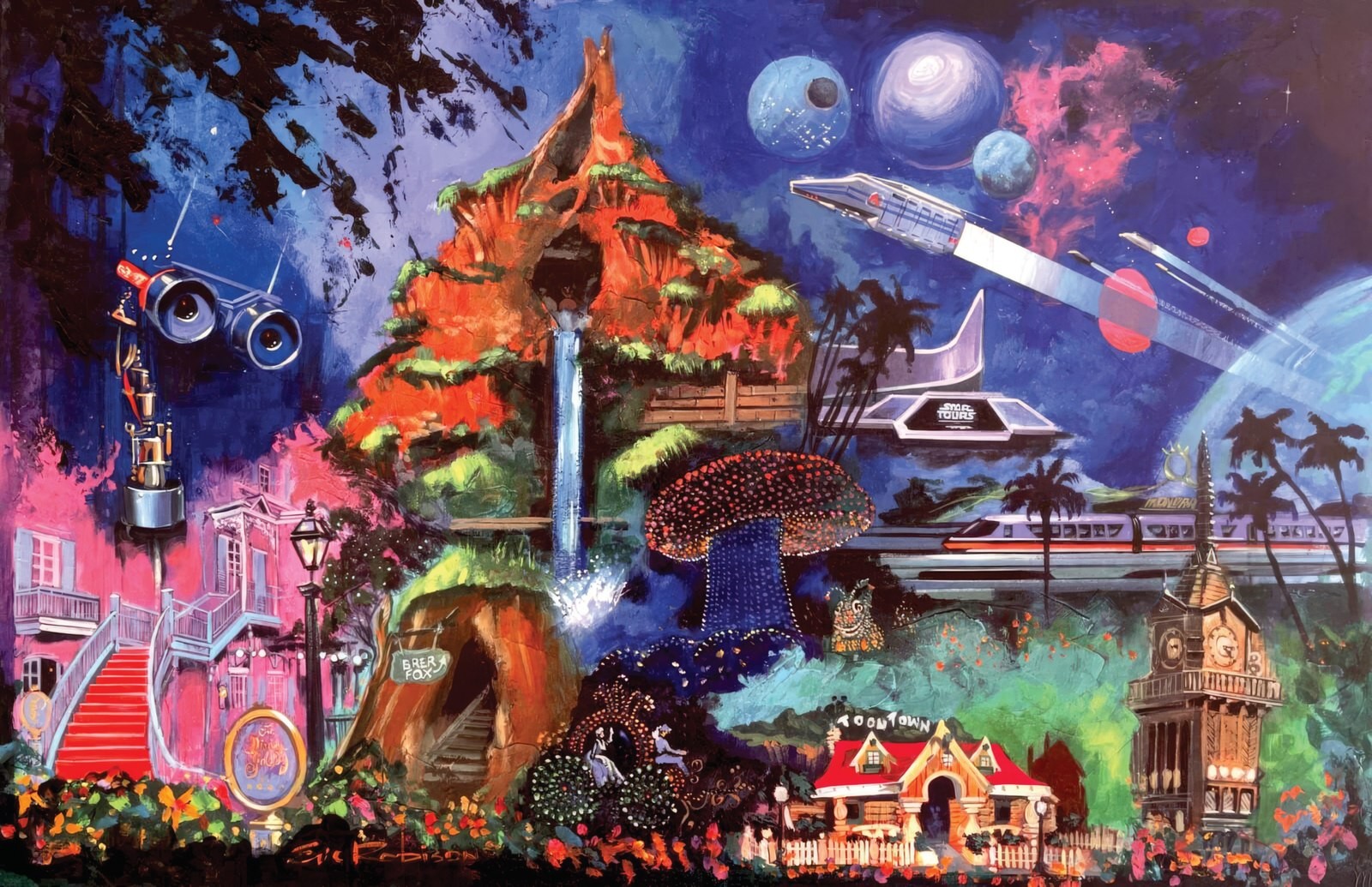 Decades 1980s Disney Poster Print Wall Art Home Decor Gift
