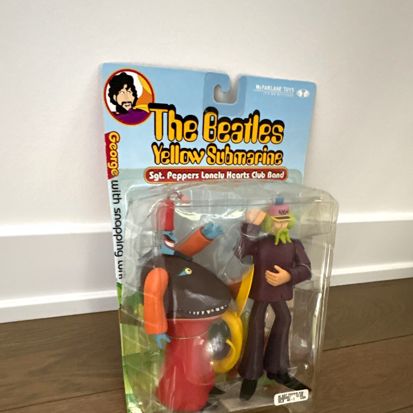 McFarlane Toys Beatles Yellow Submarine George Figure w/ Snapping Turk