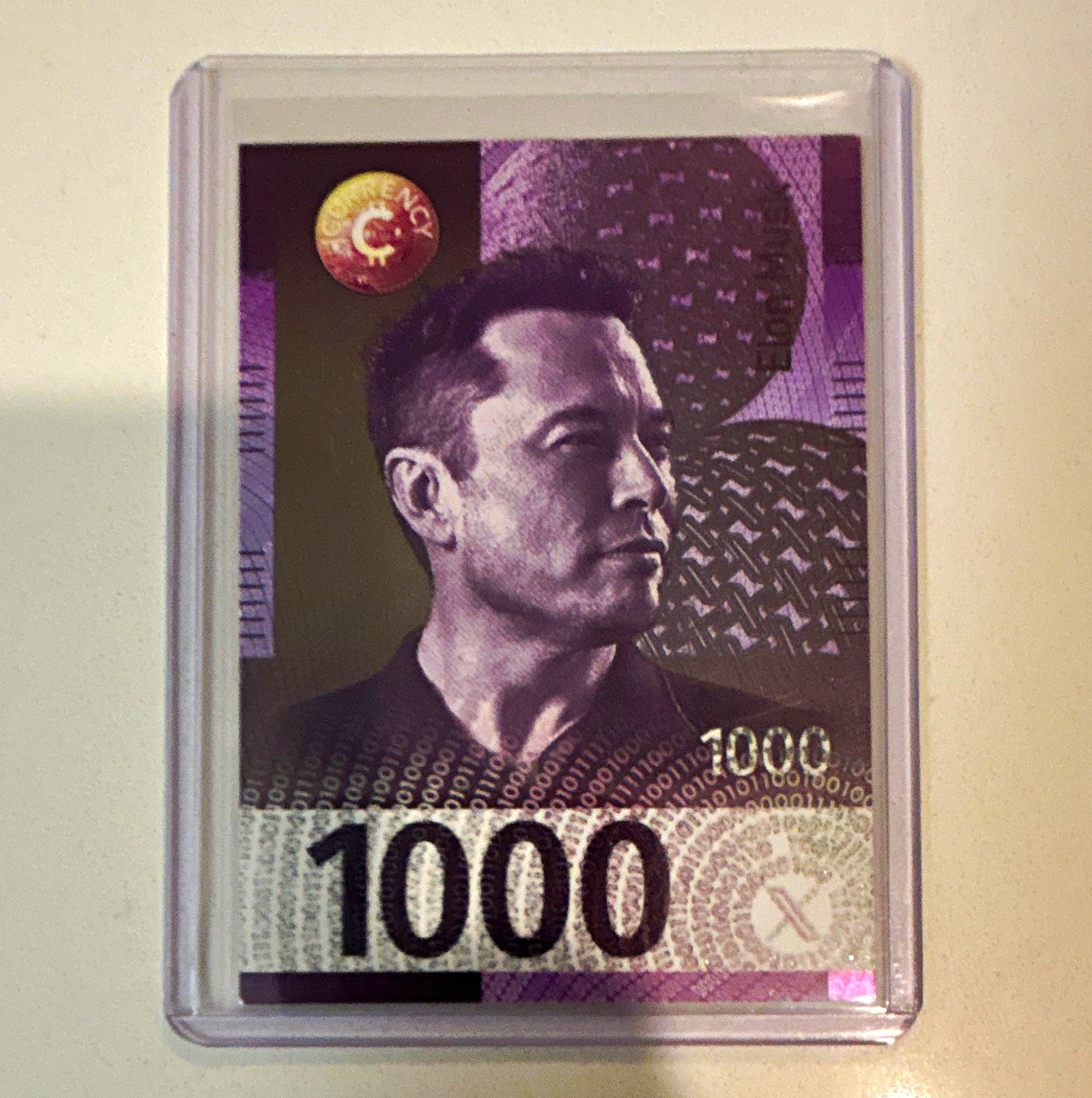 Cardsmiths Currency ELON MUSK #1000 cold foil
