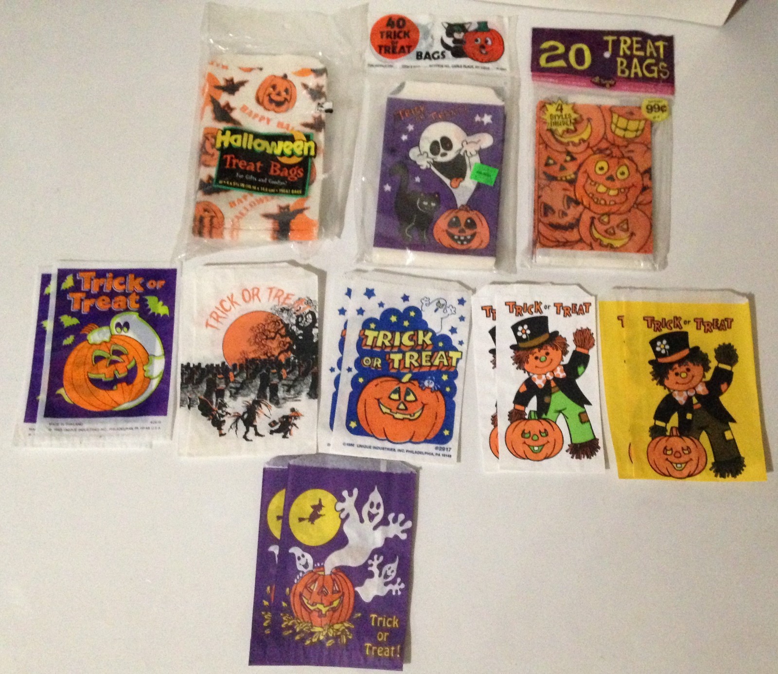 Fun World Kmart Halloween Treat Bags Lot 100+ *NOS*