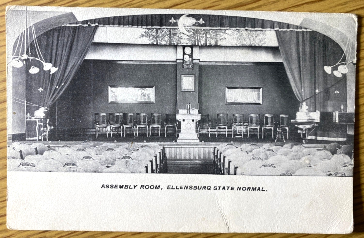 1910s ELLENSBURG STATE NORMAL SCHOOL antique photo postcard WASHINGTON