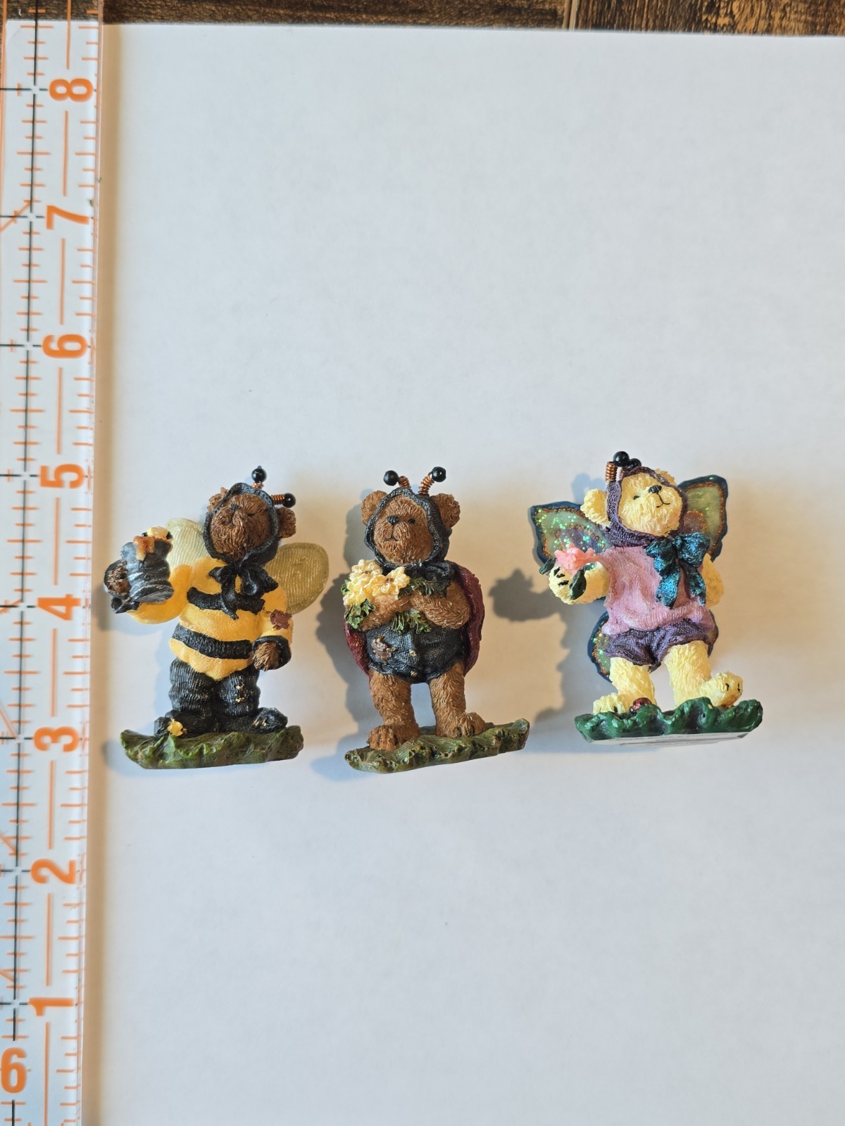 Small Boyd\'s Bear Figures From 2000 Flutter, Not, And Buzzie
