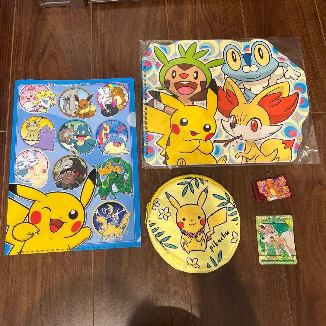 Pokemon Pokemon Pokemon Center Sketchbook Clear File Card Set
