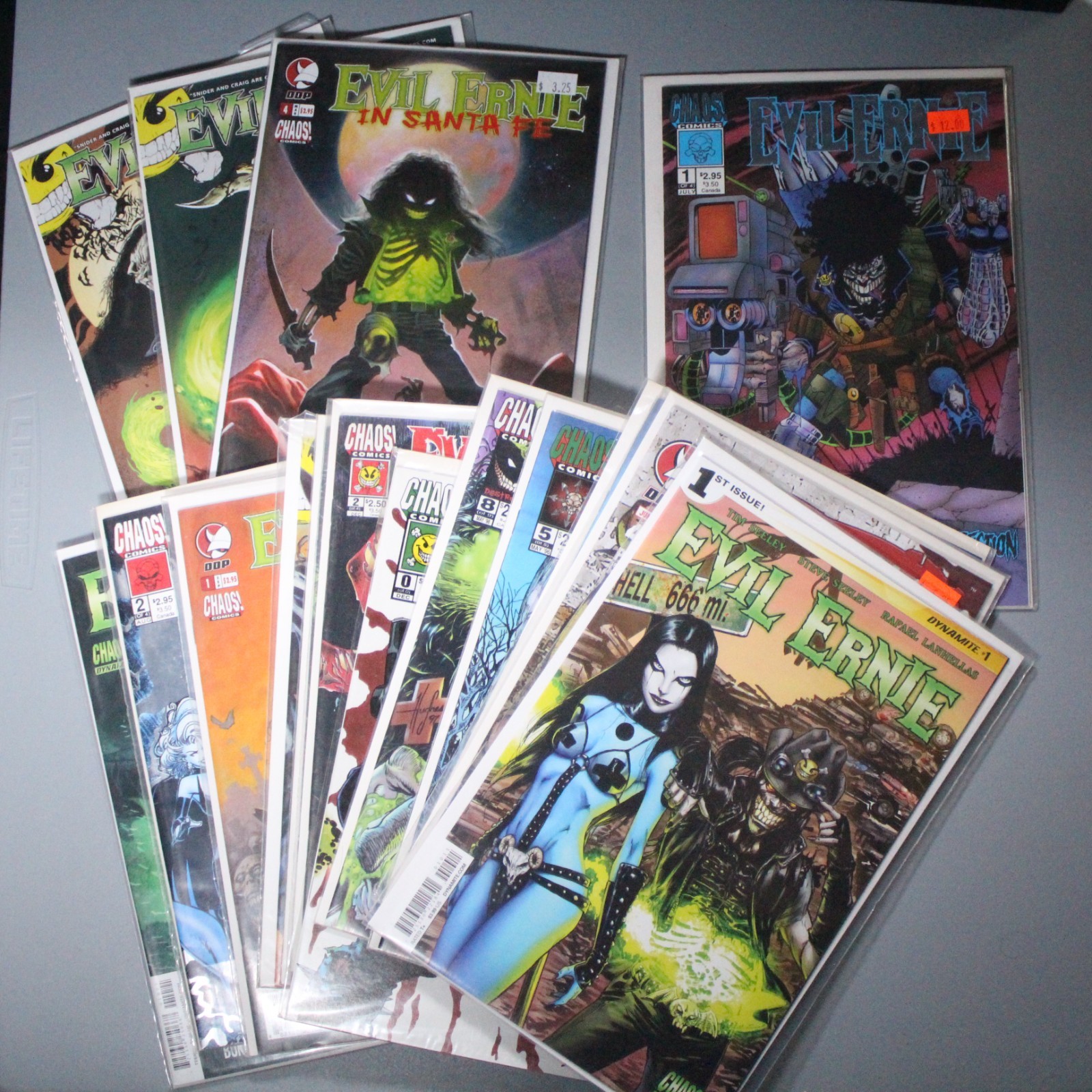 Evil Ernie Chaos Comics 16 Comic Lot In Sante FE Dynamite Straight to hell VF/NM