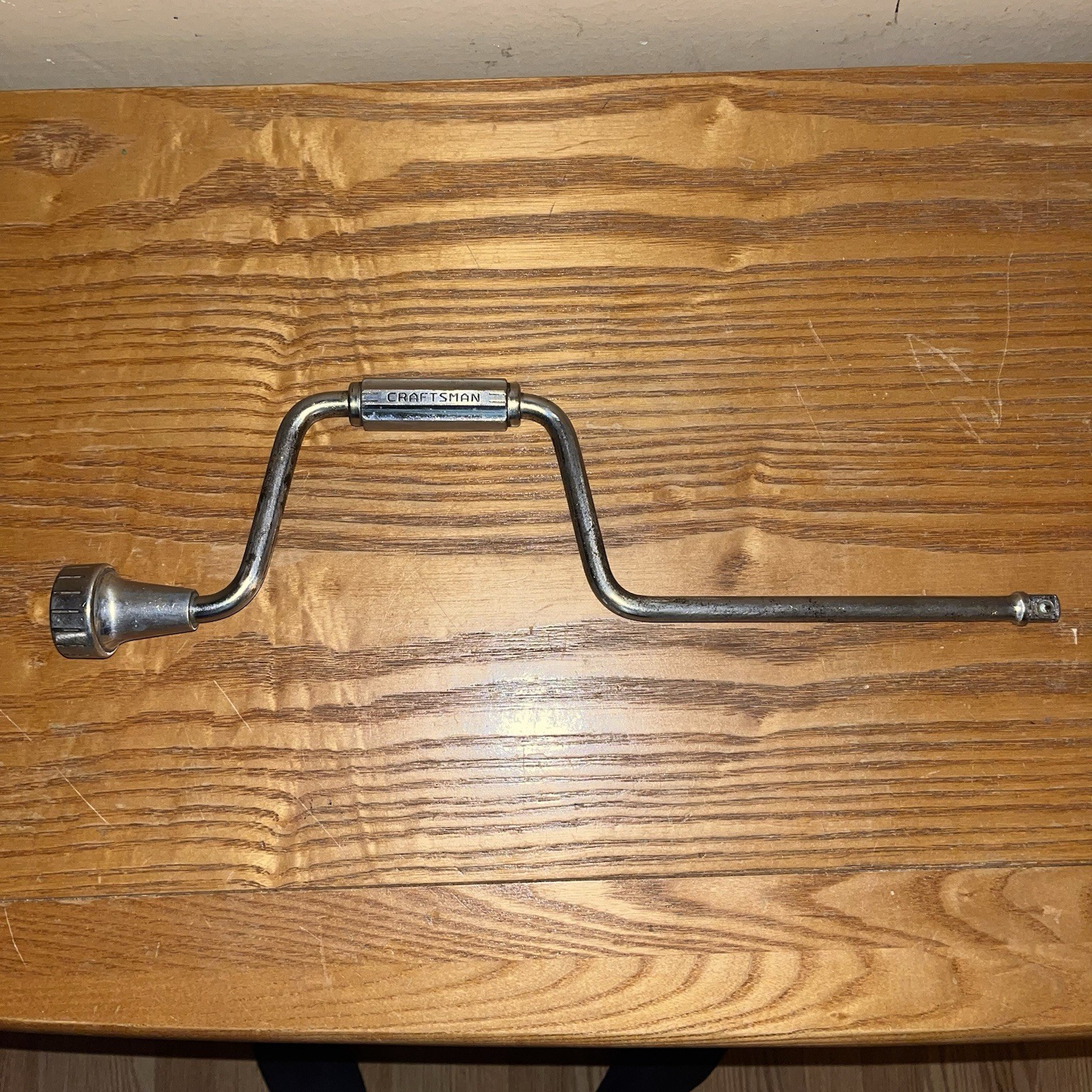 Vintage 18.5” Craftsman Manual Socket Speed Wrench V on Spinner, 1/2\
