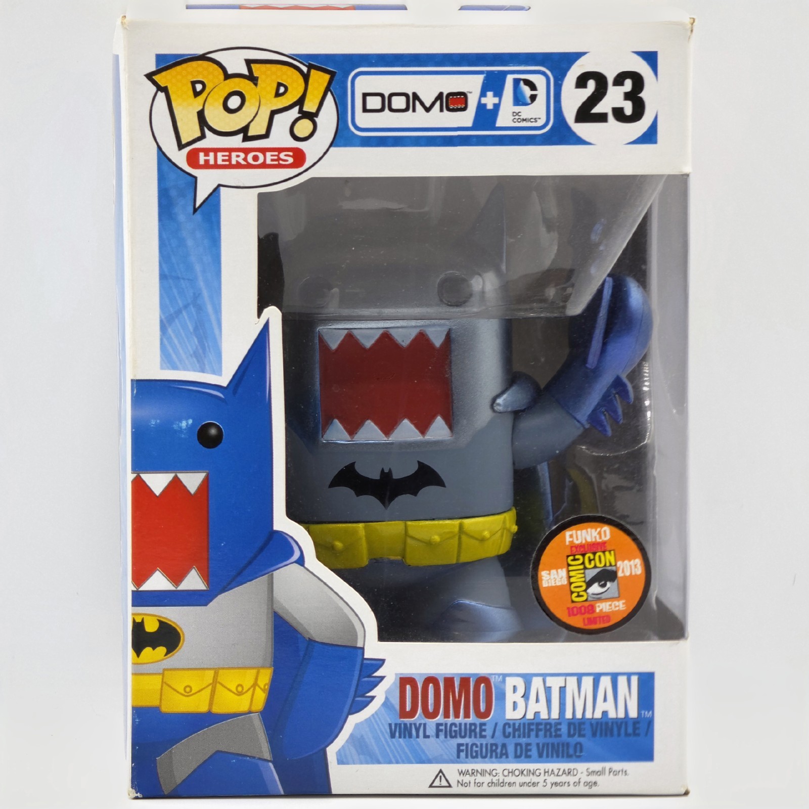 Funko Pop 2013 Domo Batman #23 Metallic SDCC 1008 Piece Limited Edition