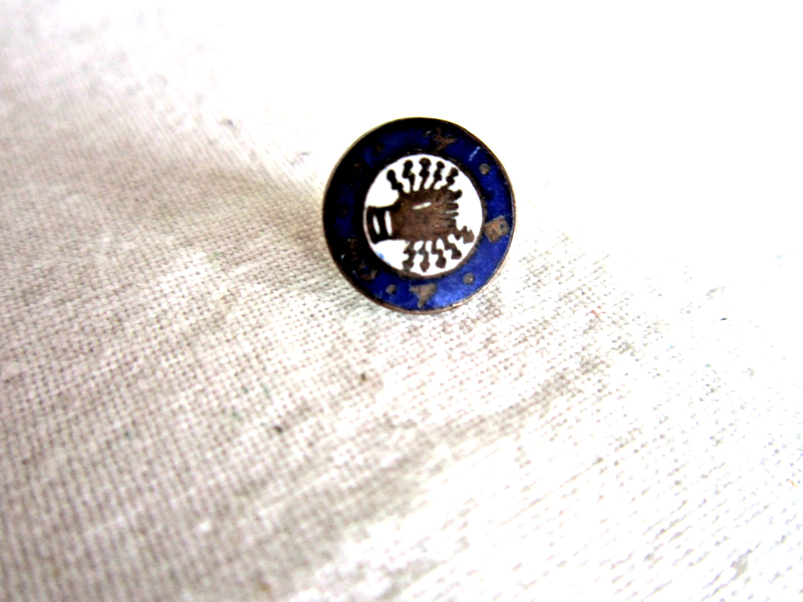 Vintage MO E.M.B.A. Early Electrician Electrical Electric Worker Labor Union Pin