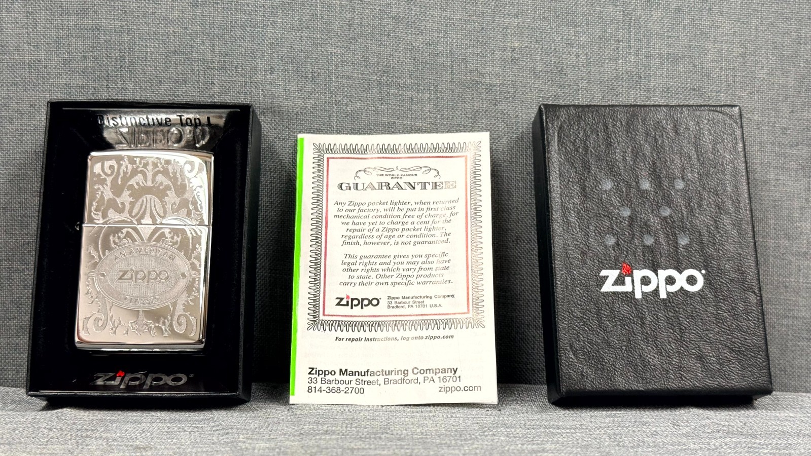 Zippo 24751 Crown Stamp ZIPPO High Polish Chrome Windproof Pocket Lighter - NEW