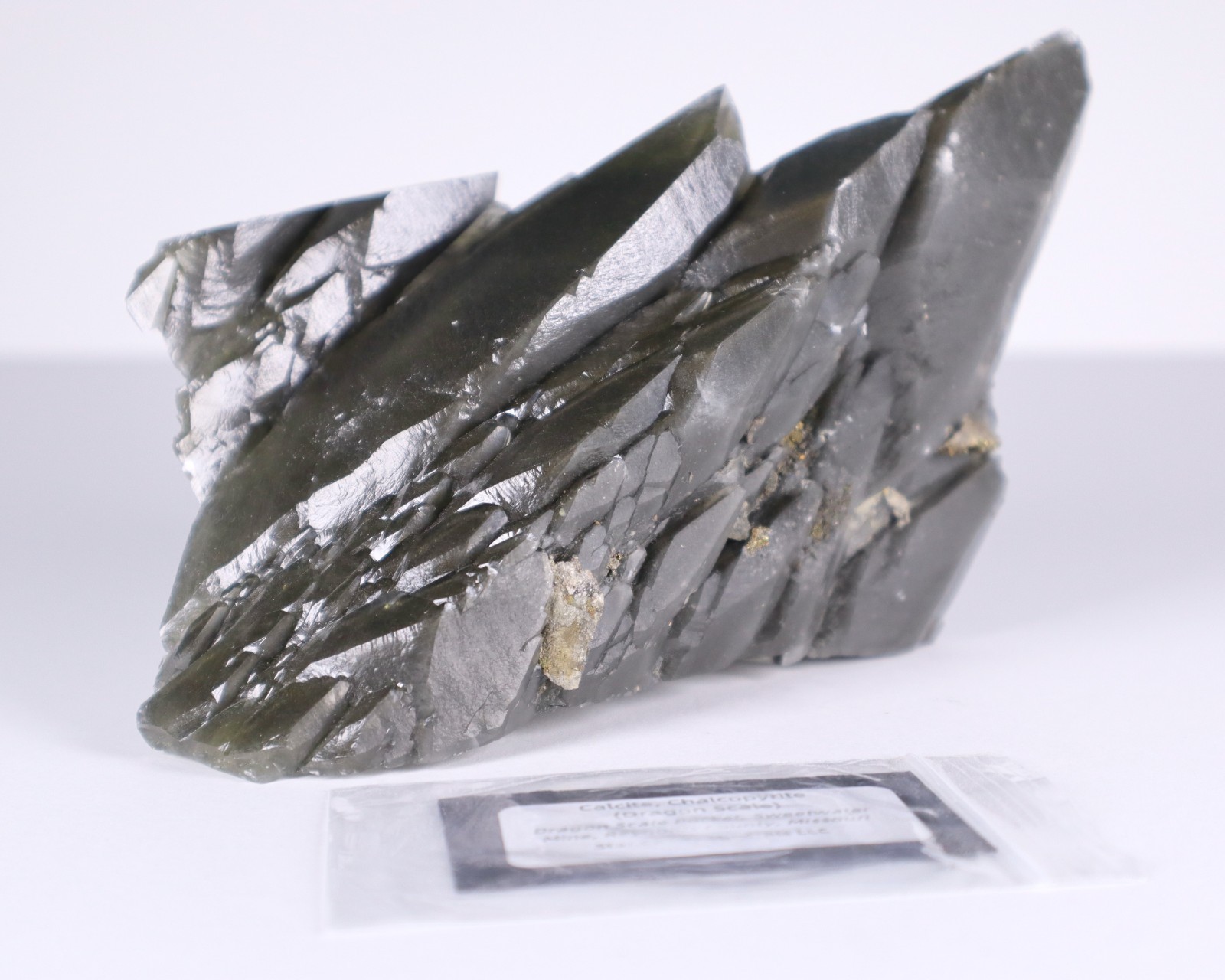 HUGE 2.5lb 'DRAGON SCALE' Calcite & Chalcopyrite Crystal - Sweetwater Missouri