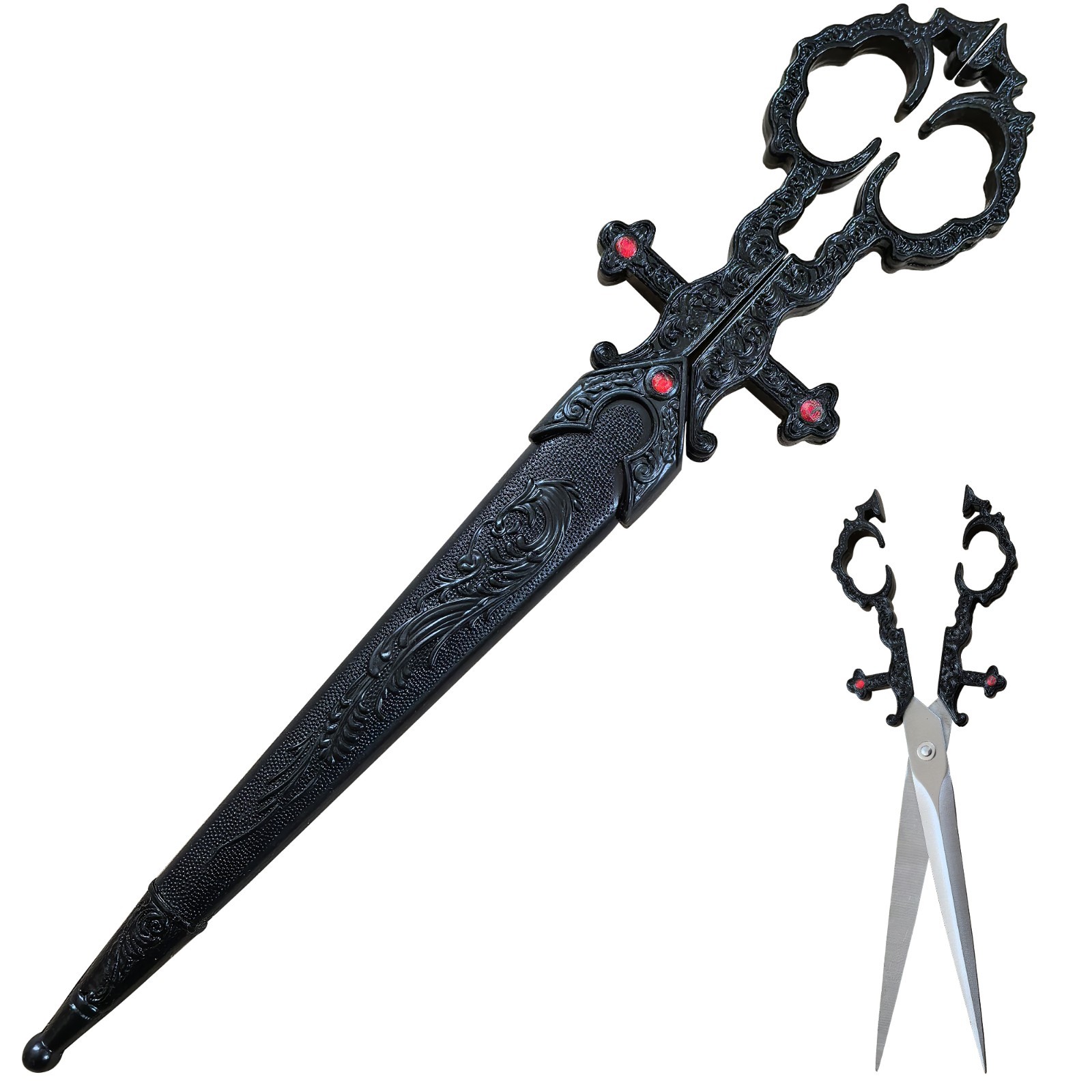 10.2in Mini Short Sword/Medieval Scissors Sword/Metal Blade/Collectible/Black 10.2in Mini Short Sword/Medieval Scissors Sword/Metal Blade/Collectible/Black