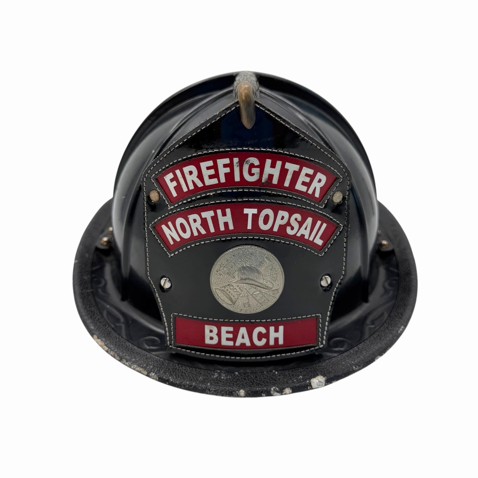 Cairns Authentic 1010 Fire Helmet North Topsail Beach North Carolina Dated 2011