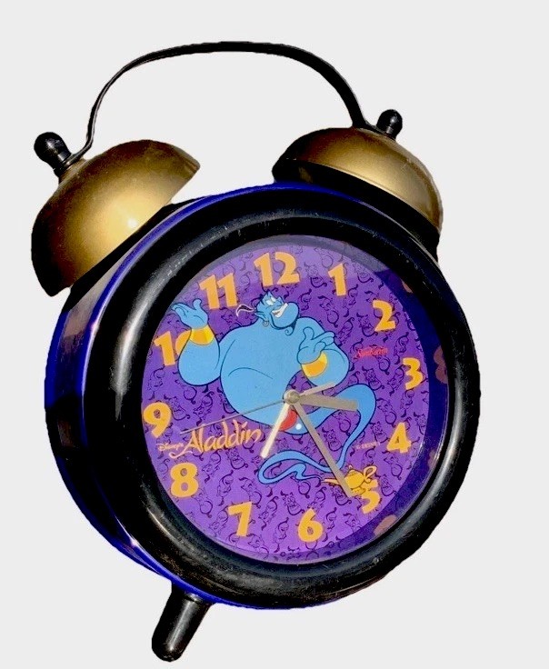 Disney\'s ALADDIN Genie Alarm Clock By Sunbeam HUGE 14\ Disney\'s ALADDIN Genie Alarm Clock By Sunbeam HUGE 14\
