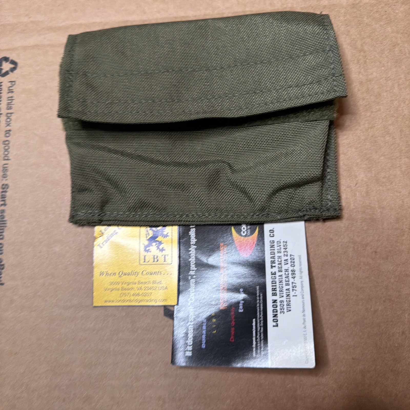 London Bridge Trading LBT  Pouch Low Profile Green Rare New