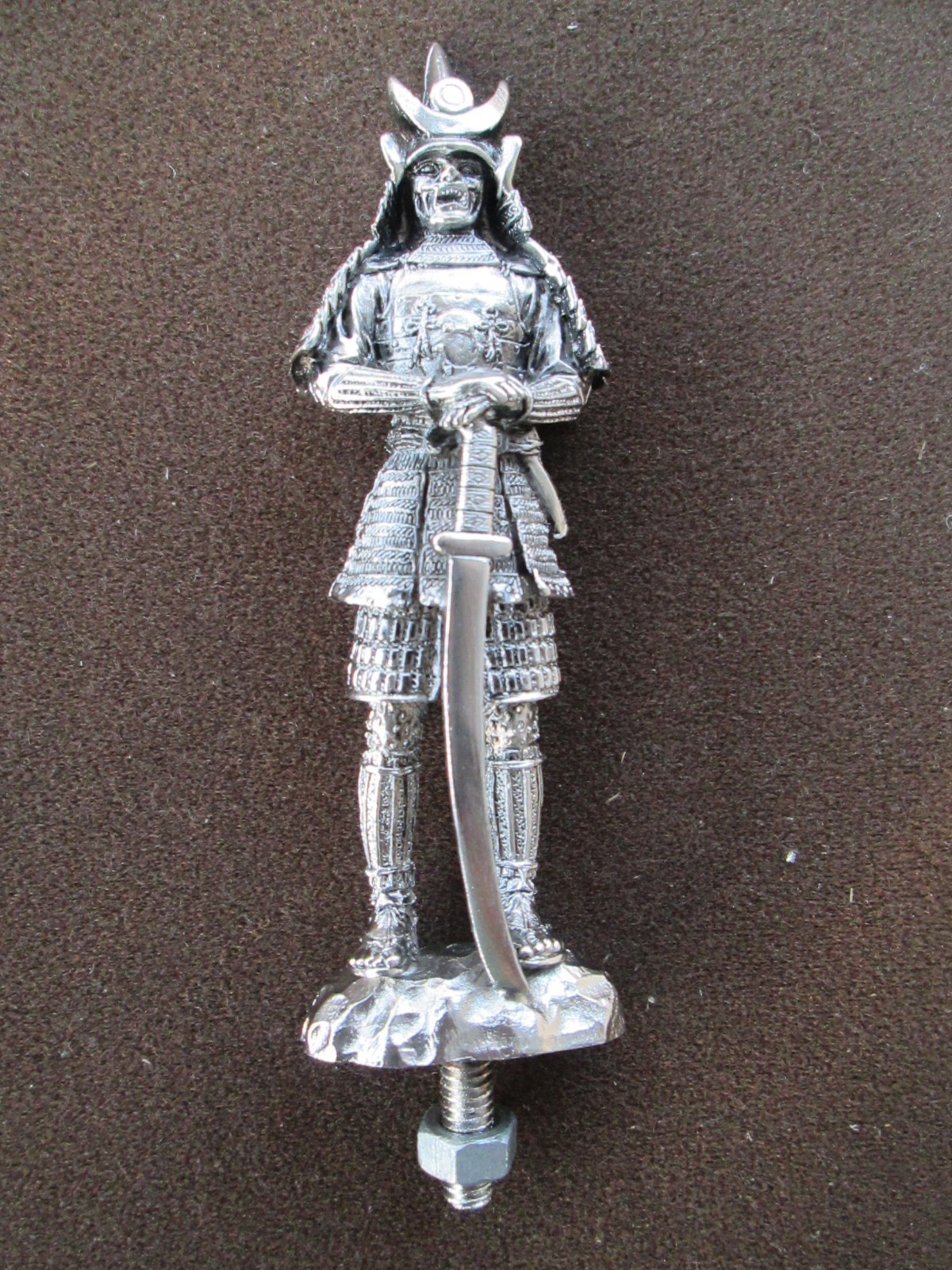 japanese samurai bushido ninja  ratrod hotrod car hood ornament 