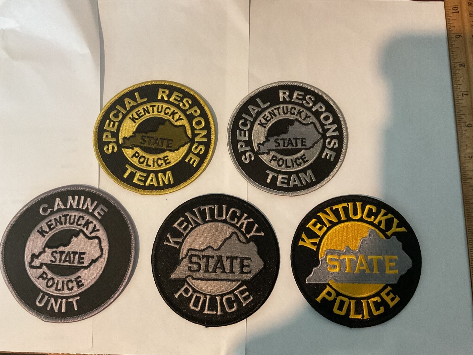 Kentucky State Police  Special Units collectable patches with tracking/Insured