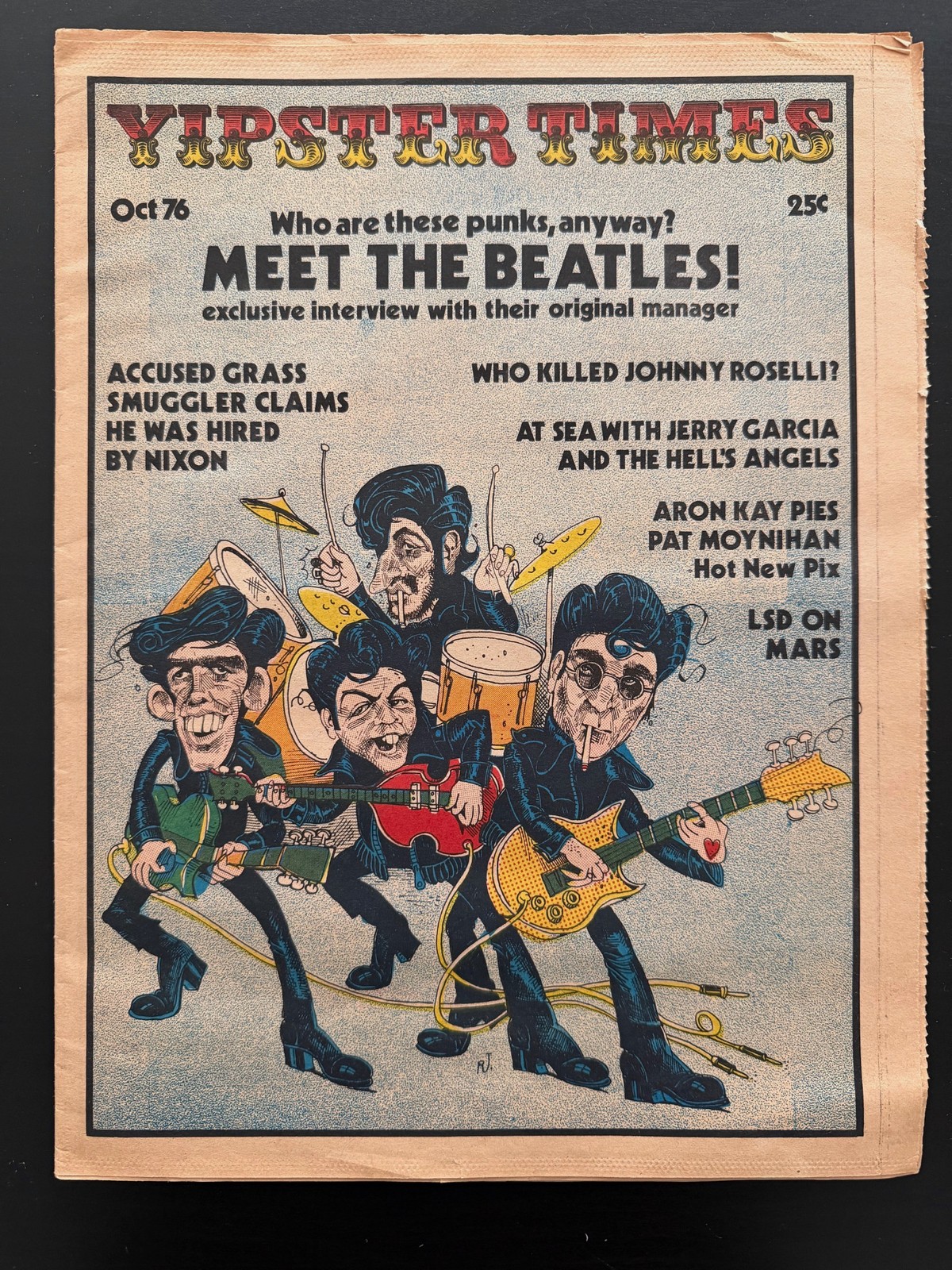 Yipster Times, October 1976 Who are these punks, anyway? Meet The Beatles Yipster Times, October 1976 Who are these punks, anyway? Meet The Beatles