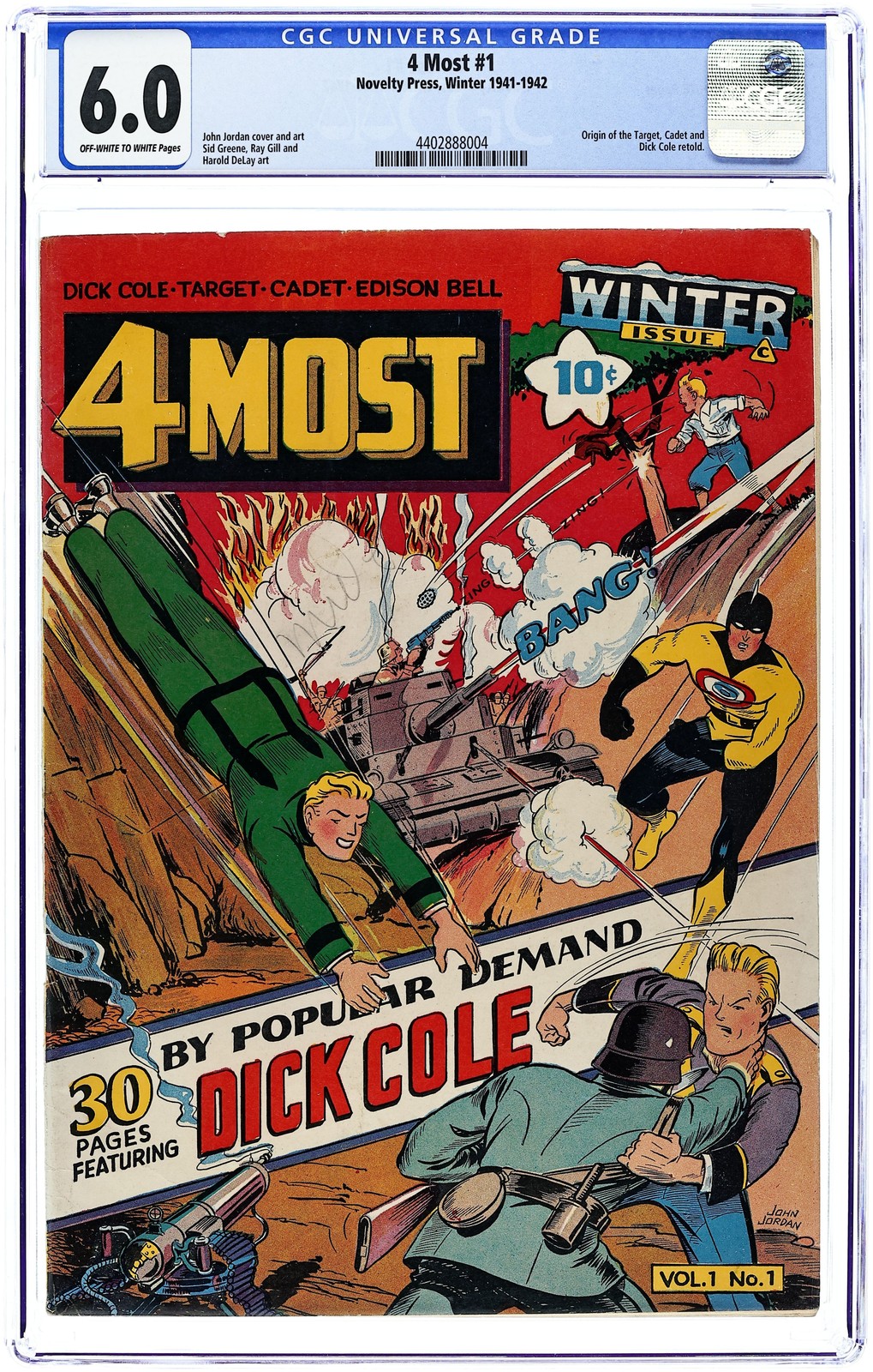 4Most Vol. 1 Four Most #1 CGC 6.0 1942 4402888004