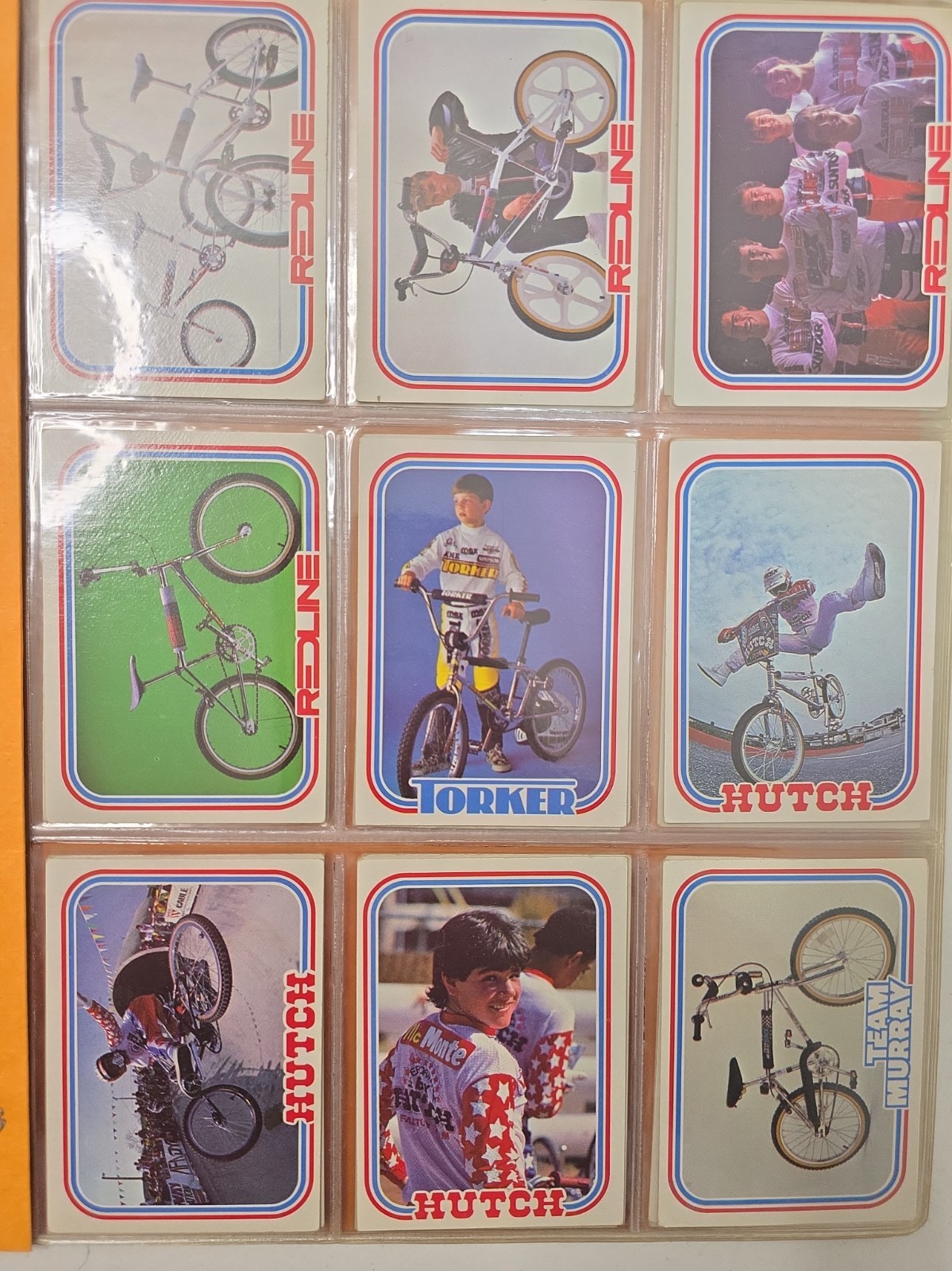 1984 BMX Card Series Incomplete Vintage Card Set 