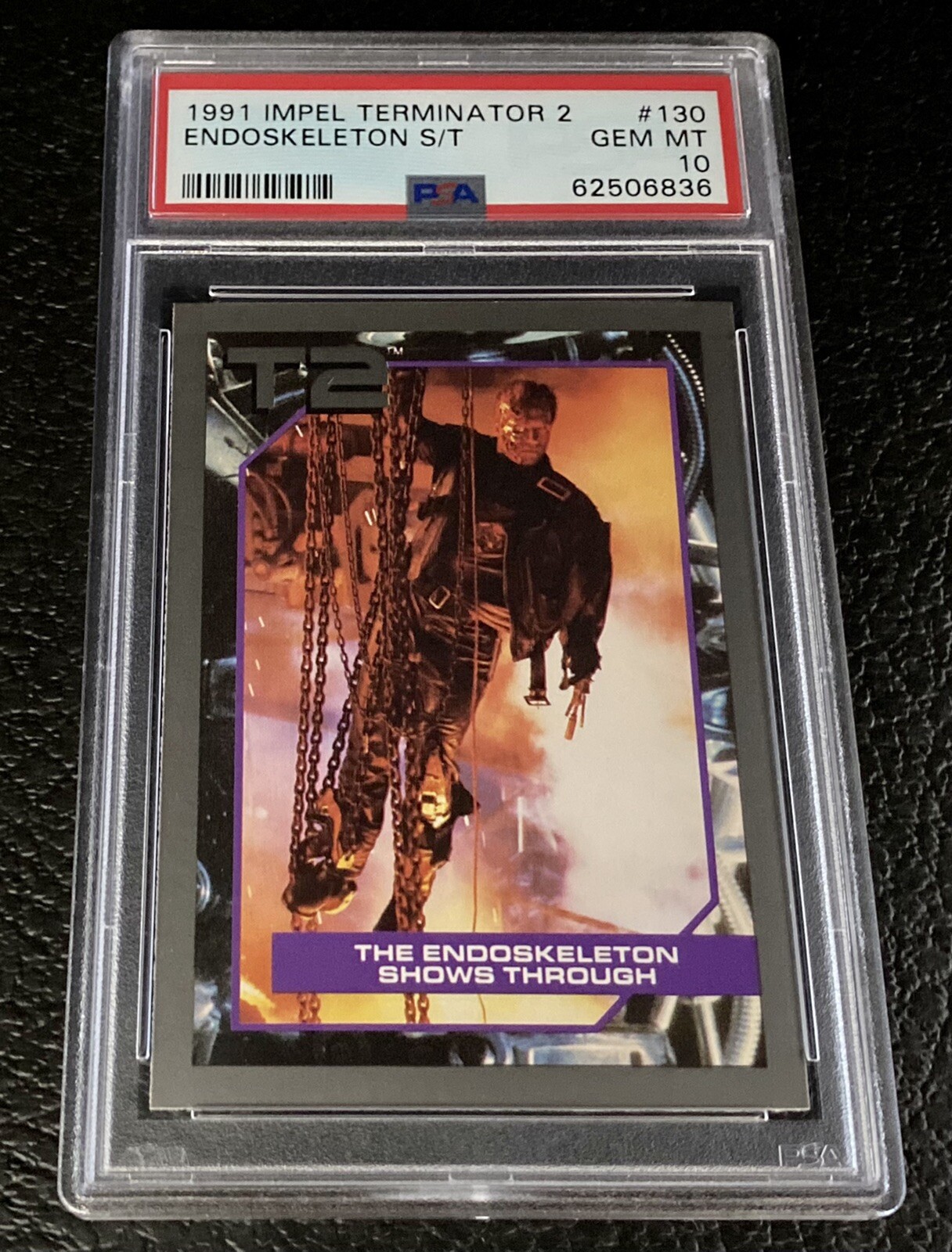 PSA 10 1991 Impel Terminator 2 Arnold Schwarzenegger Card #130 T2 Gem Mint 90s