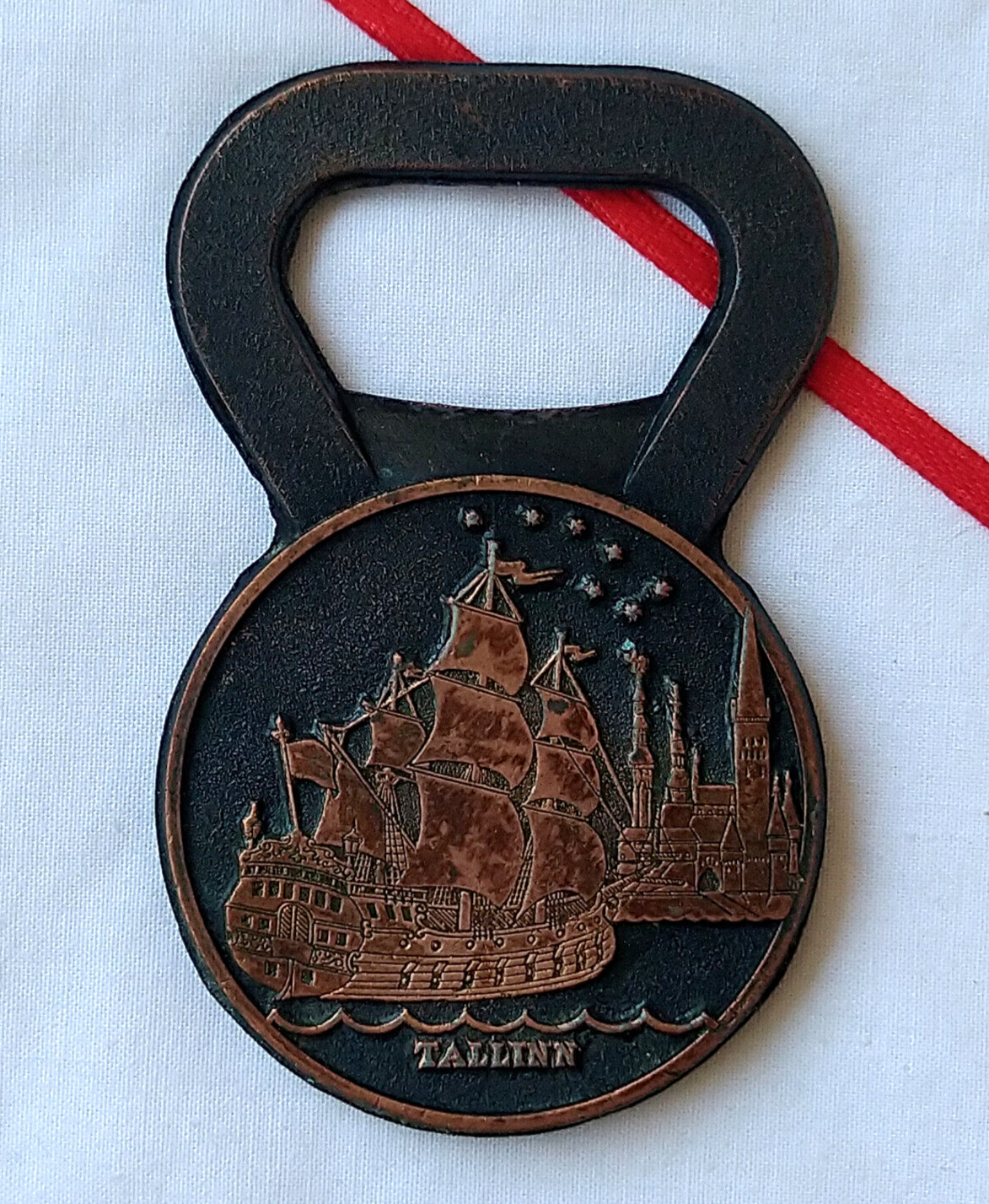 Soviet Olympics 1980 Bottle Opener Vintage Tallinn Regatta Estonia USSR Barware