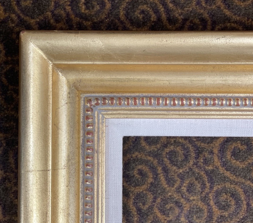 VINTAGE FITs 12”x16” WATER GOLD GILT CARVED GALLERY ACHITECHTURE PICTURE FRAME
