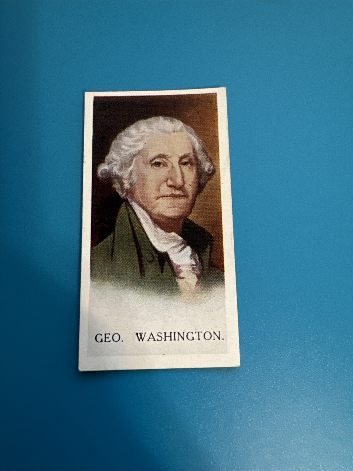Tobacco Card - 1927 - Carreras - FAMOUS MEN - Card #19 GEORGE WASHINGTON