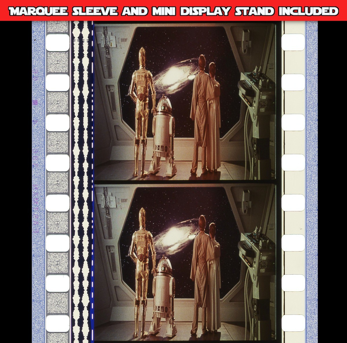 Empire Strikes Back - Watching the Falcon depart - 35mm 5 cell film strip 346