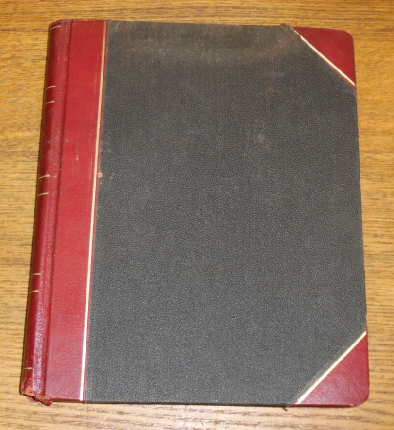 Nearly Empty Antique Ledger - Berwick Pennsylvania - Candy / Chocolate Store ?