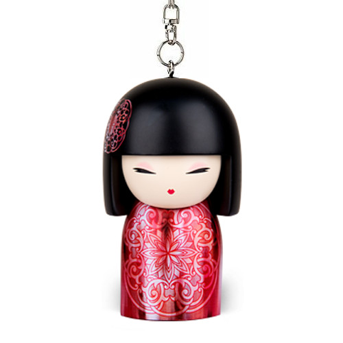 ❦ New KIMMIDOLL Keychain Keyring Bag Charm YOKA Japanese Kokeshi Doll Figure