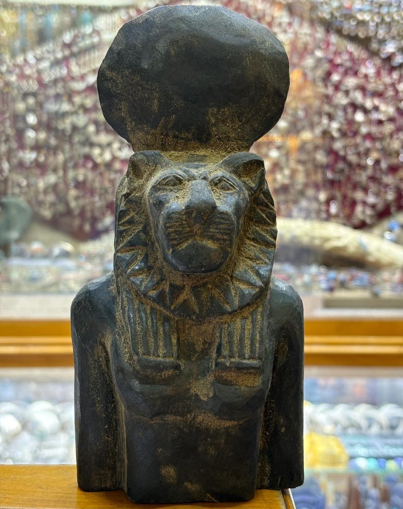 Authentic Ancient Egyptian Antique Rare Goddess Sekhmet Statue Figurine BC