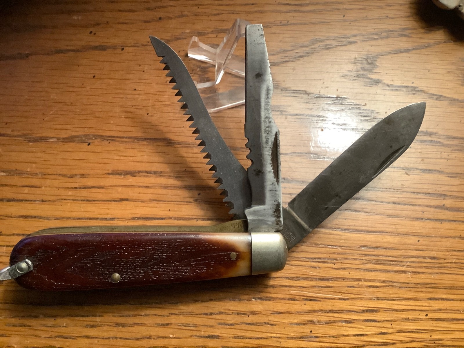 VINTAGE CRAFTSMAN USA ELECTRICIANS KNIFE #9561  WITH SAW BLADE