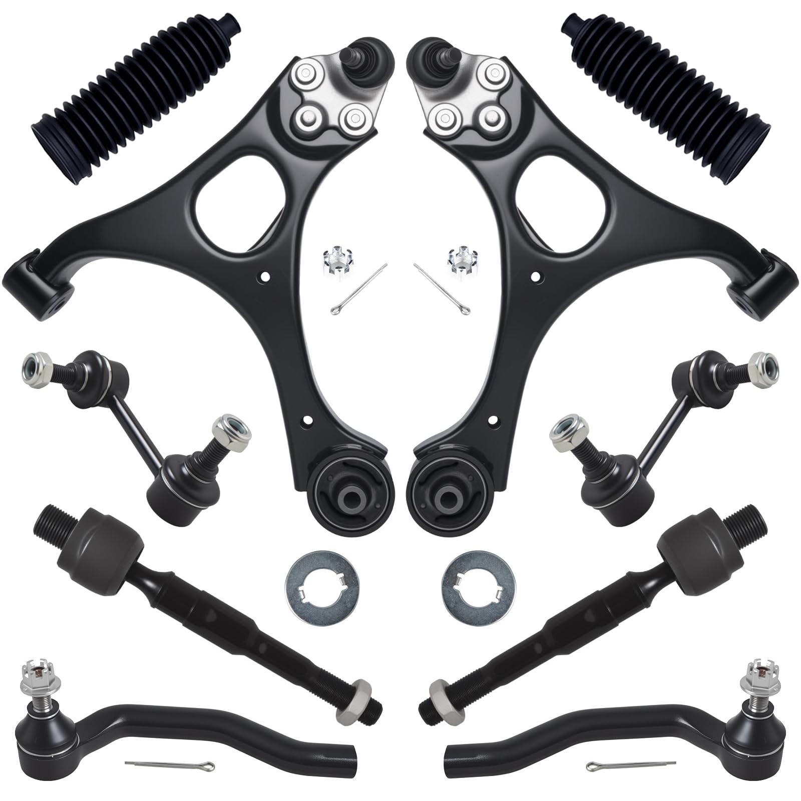 AUQDD 10Pcs Front End Suspension Kit for Honda Civic