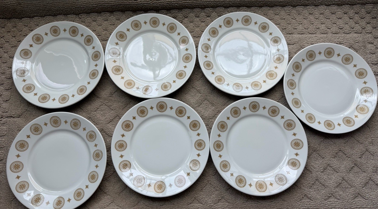 7-Shenango Restaurant Ware Dinner Plates 9.5