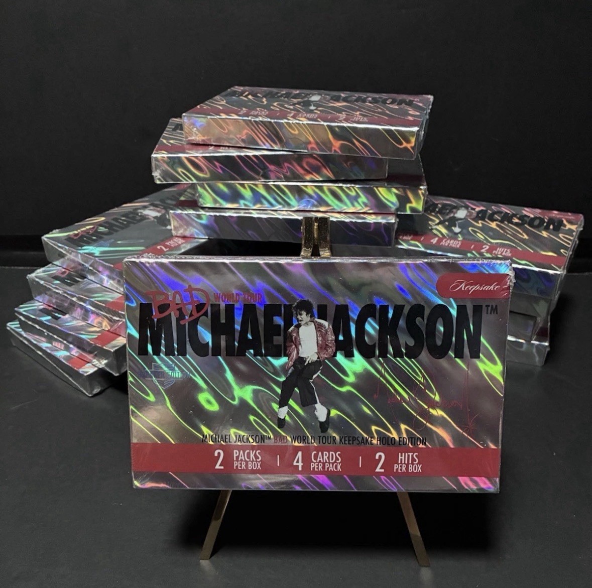 Keepsake Michael Jackson Bad World Tour Holo Breaker 10-Box Boxes Lot Keepsake Michael Jackson Bad World Tour Holo Breaker 10-Box Boxes Lot
