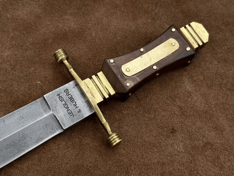 Vintage Style Bowie Knife by J. English & Hubers | Collectible Replica Blade