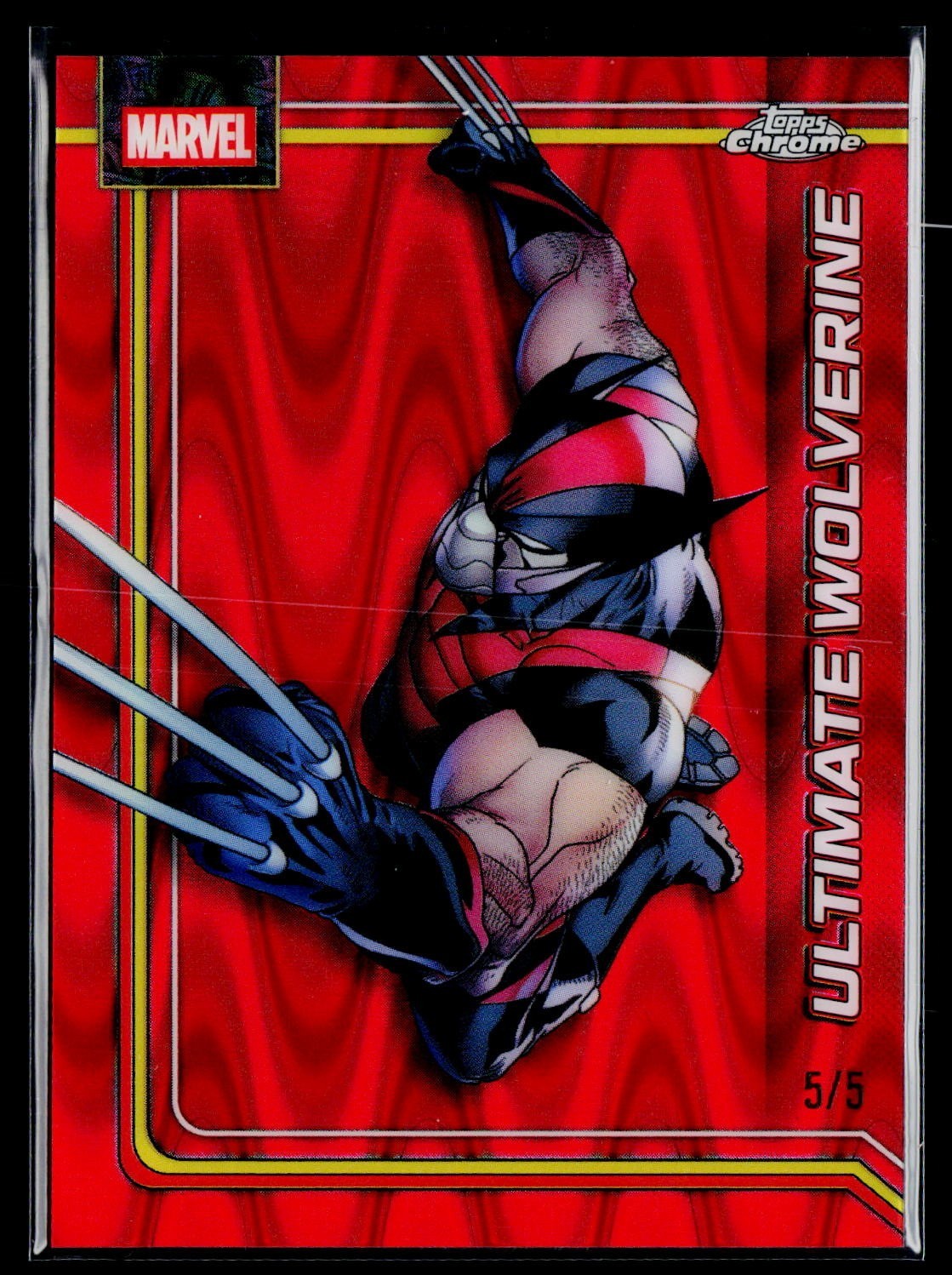 ULTIMATE WOLVERINE 2026 TOPPS CHROME MARVEL #184 RED RAYWAVE /5