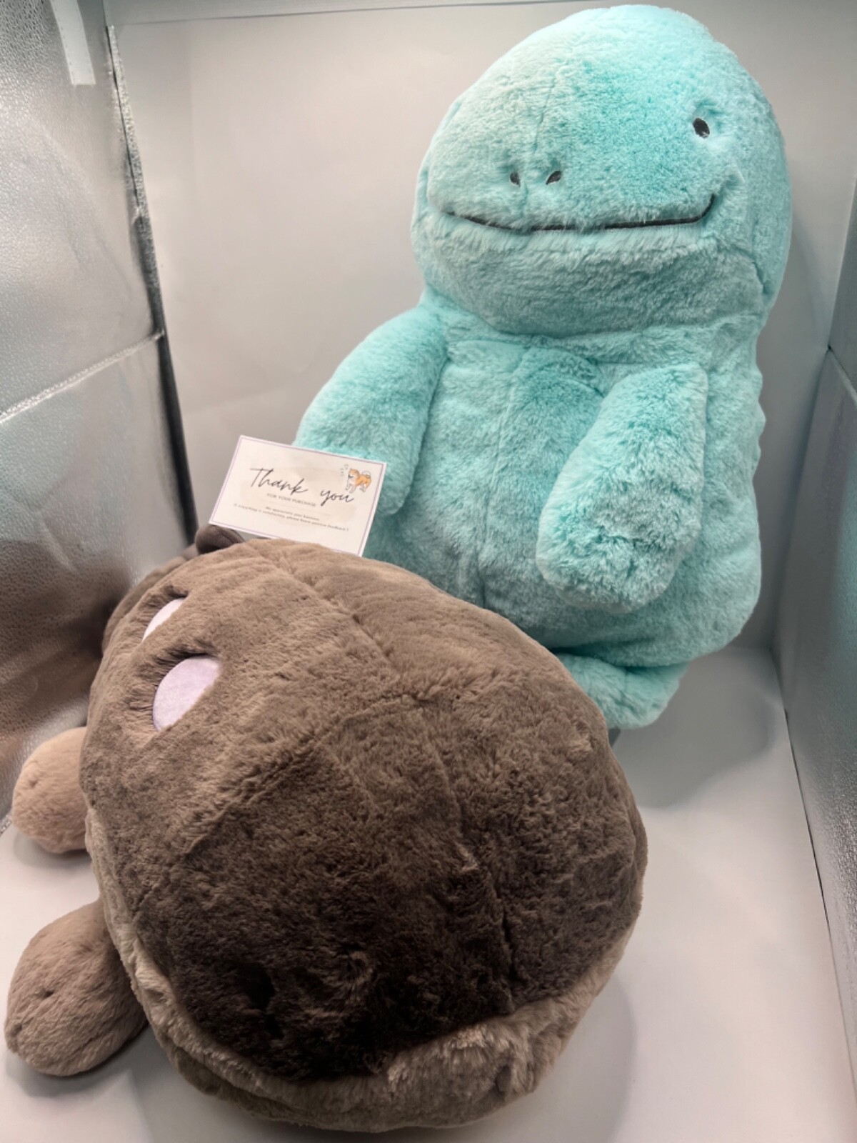 Pokemon Center Plush doll Fuwa Fuwa Dakko Quagsire ＆Clodsire Fluffy Plush set JP