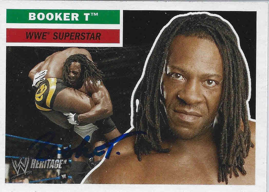 BOOKER T - WWE Wrestler - Autograph Trading Card BOOKER T - WWE Wrestler - Autograph Trading Card