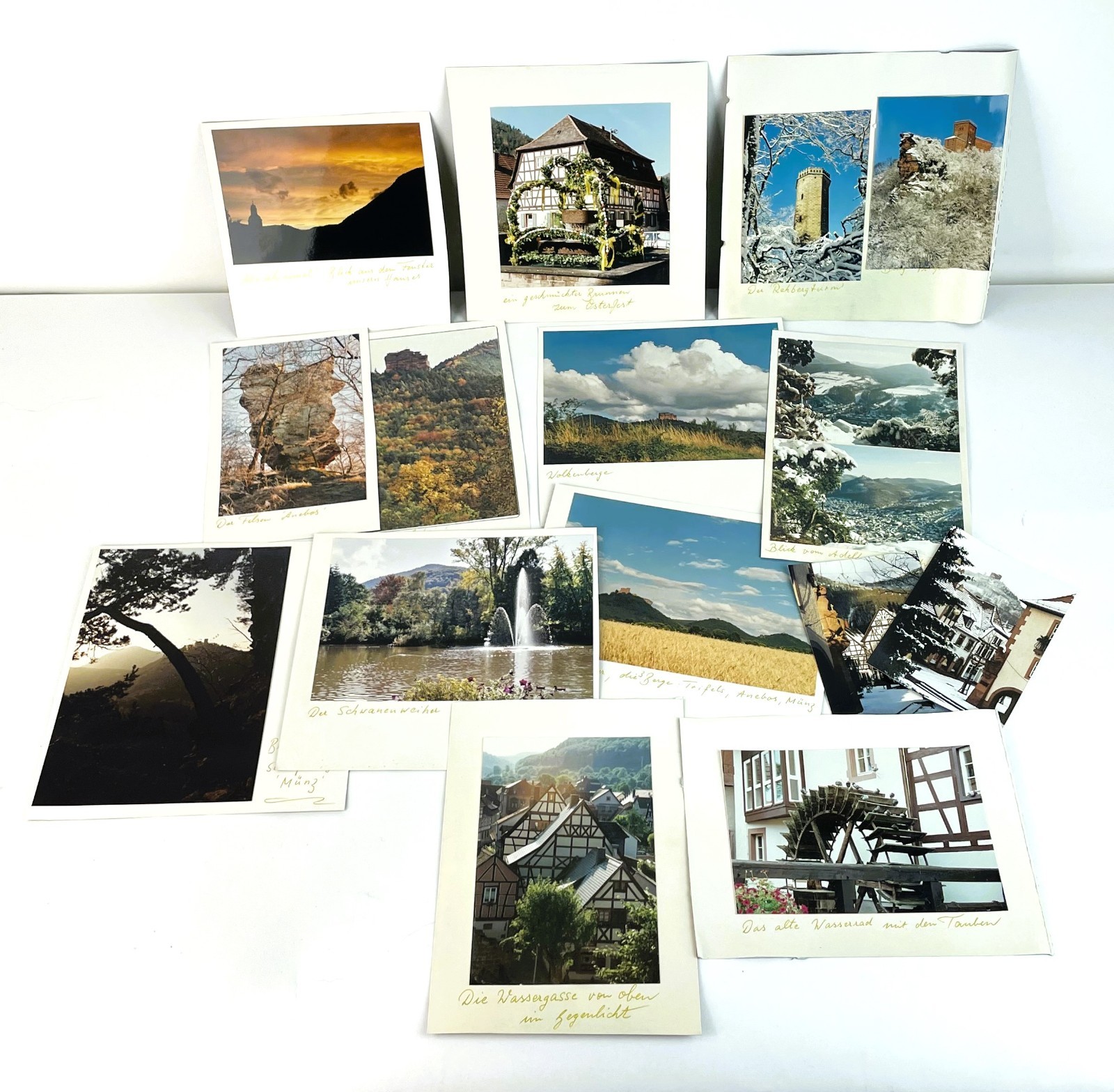 Vintage 1980s 90s GERMANY Scap book Scenic Photos Original Various 