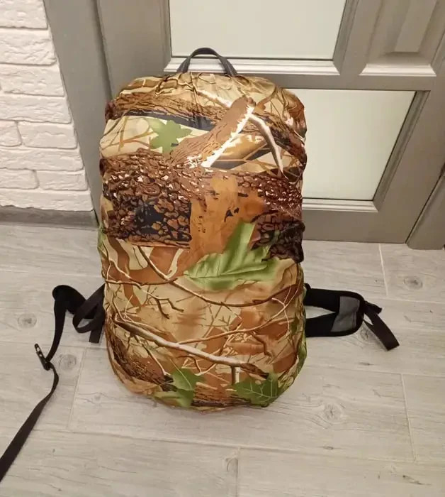 Waterproof camouflage rain cover for backpacks olive 70-75 liters camouflag💛💙