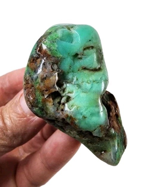 Chrysoprase Polished Stone Australia 57.5 grams