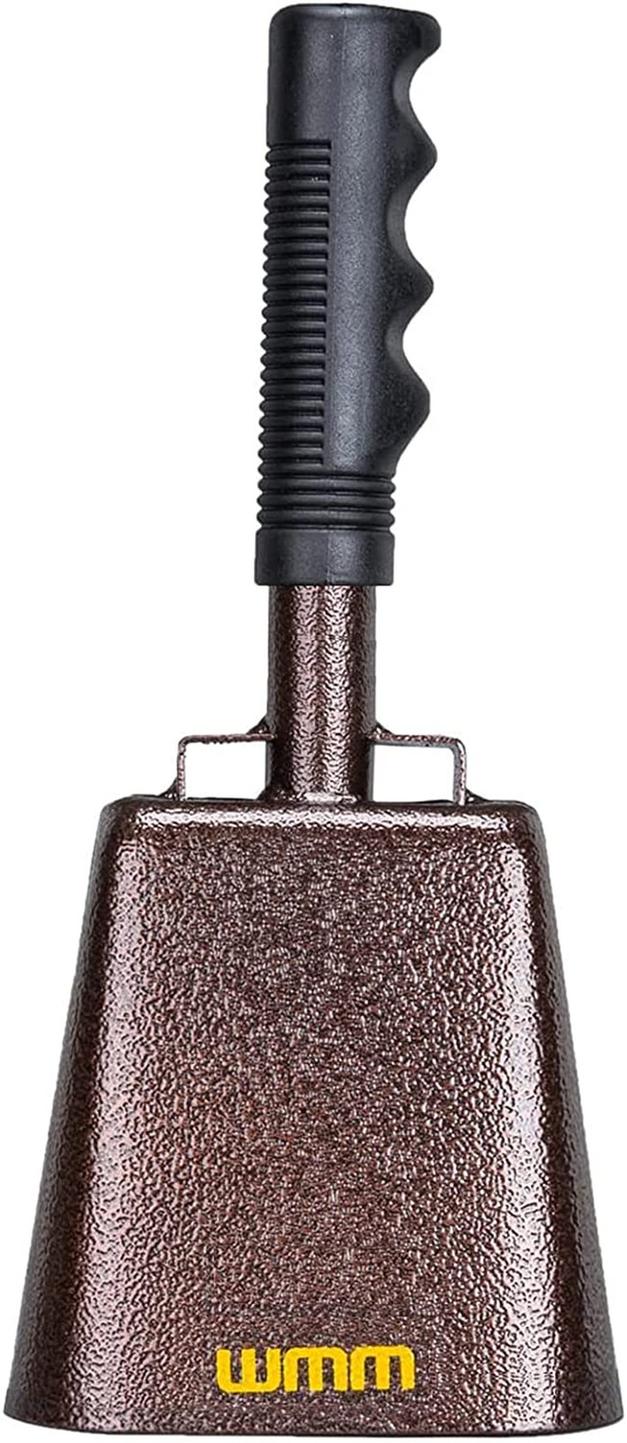 10 Inch Steel Cowbell with Handle Cheering Bell for Sports Events Large Solid 10 Inch Steel Cowbell with Handle Cheering Bell for Sports Events Large Solid